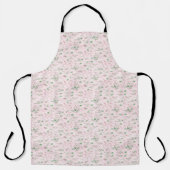 Kleine Pastel Pink Floral Schürze (Vorderseite)