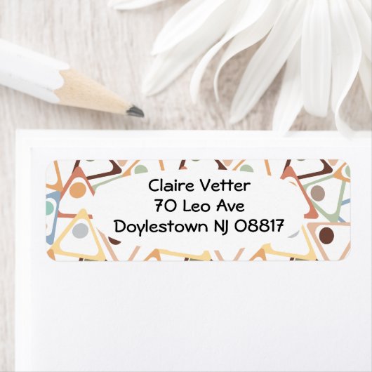 Kleine, pastellfarbene Dreiecke (Insitu)