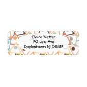 Kleine, pastellfarbene Dreiecke (Vorne)