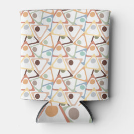 Kleine, pastellfarbene Dreiecke Dosenkühler