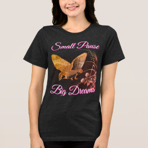 Kleine Pause, große Träume – Bird Design Damen T-S Tri-Blend Shirt