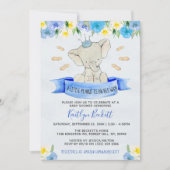 Kleine Peanut Boys Babydusche Einladung (Vorderseite)