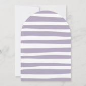 Kleine Peanut Elephant Babydusche Einladung (Rückseite)