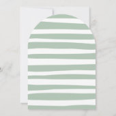 Kleine Peanut Elephant Babydusche Einladung (Rückseite)