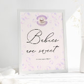 Kleine Pearl Babies sind eine süße Babydusche Poster