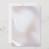 Kleine Pearl Baby Dusche Einladung (Rückseite)