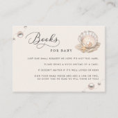 Kleine Pearl Baby Duwer Buchungsanfrage Begleitkarte (Vorderseite)