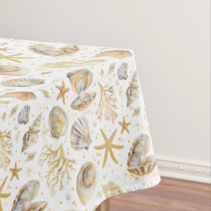 Kleine Pearl Summer Seashells Baby Dusche Tischdecke