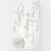 Kleine Perle unter der Perlkerndusche Banner (Vertikal)