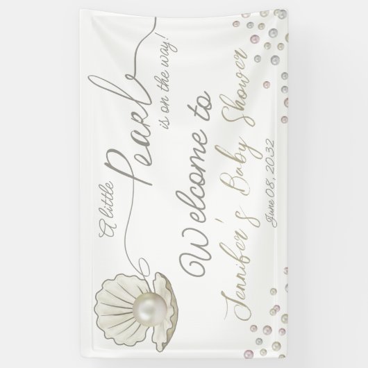 Kleine Perle unter der Perlkerndusche Banner (Vertikal)