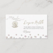 Kleine Perle unter der Sea Baby Shower Windspielge Begleitkarte (Vorderseite)