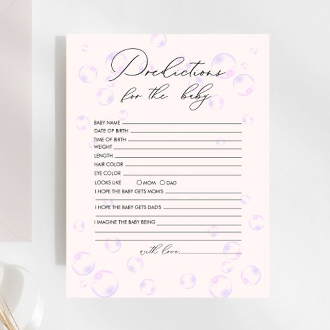 Kleine Perlenblasen Vorhersagen für Kinderspiel (Von Creator hochgeladen)