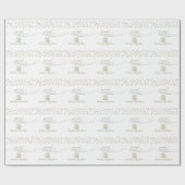 Kleine Perlenschnecke unter der Sea Baby Dusche Geschenkpapier (Flach)