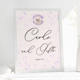 Kleine Perlkarten Geschenke Baby Dusche Poster