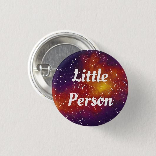 Kleine Person anpassbare Galaxie-Identität Button (Vorne & Hinten)