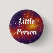 Kleine Person anpassbare Galaxie-Identität Button (Vorderseite)