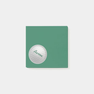 Kleine personalisierte Golfball-Post-it-Notes-Gesc Post-it Klebezettel