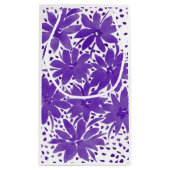 Kleine, Personalisierte, Lila Geschenktasche Kleine Geschenktüte (Rückseite)