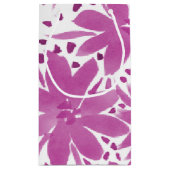 Kleine Personalisierte, rosa Geschenktasche Geschenktüte (Rückseite)