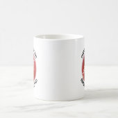 Kleine personalisierte Text Cricket Kugel 330g Cus Kaffeetasse (Mittel)