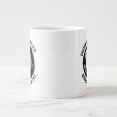 Kleine personalisierte Text-Pool 8 Kugel individue Jumbo-Tasse (Vorderseite)