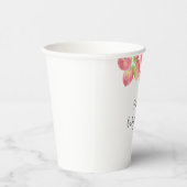 Kleine Pfirsichbaby-Dusche Pappbecher (Rechts)