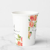 Kleine Pfirsichbrause Pappbecher (Rechts)