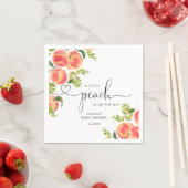 Kleine Pfirsichbrause Serviette (Beispiel)