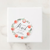 Kleine Pfirsichfarben-Badewanne Kinderdusche Geschenkanhänger (Beispiel)