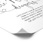 Kleine Pfirsichtaucher Poster (Ecke)