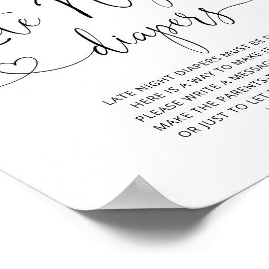 Kleine Pfirsichtaucher Poster (Ecke)