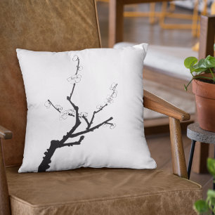 Kleine Pflaumenblossom Twig-Kissen Kissen