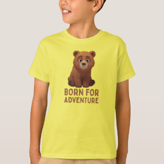Kleine Pfote "Für Abenteuer geboren" T-Shirt