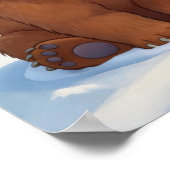 Kleine Pfote Poster (Ecke)