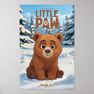 Kleine Pfote Poster