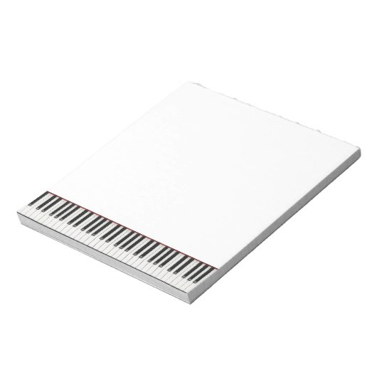 Kleine Piano-Taste Notepad Notizblock (Rotiert)
