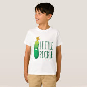 Kleine Pickle Niedliche grüne Pickle mit Sonnenbri T-Shirt (Vorne ganz)
