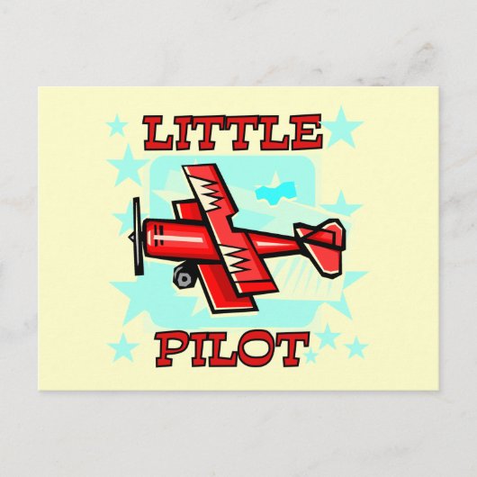 Kleine Pilot-Trikots und Geschenke Postkarte (Vorderseite)