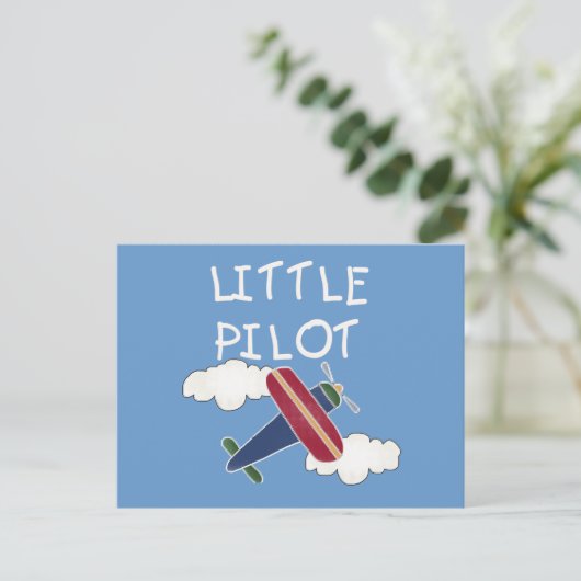 Kleine Pilot-Trikots und Geschenke Postkarte (Stehend Vorderseite)
