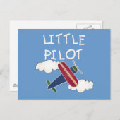 Kleine Pilot-Trikots und Geschenke Postkarte (Vorne/Hinten)