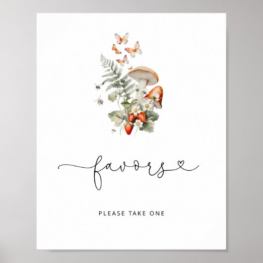 Kleine Pilzfavoriten fallen lassen, bitte Poster n (Vorne)