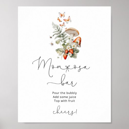 Kleine Pilzpilz-Mama-Oosa-Bar-Plakat Poster (Vorne)