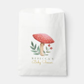 Kleine Pilzspülung Babydusche Geschenktütchen (Vorderseite)
