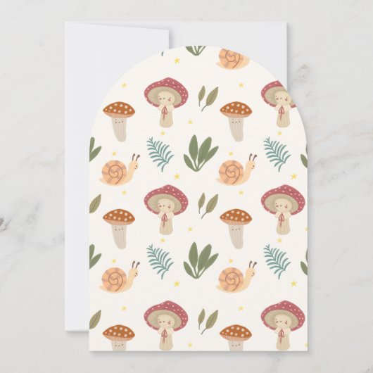 Kleine Pilzspülung Einladung (Rückseite)