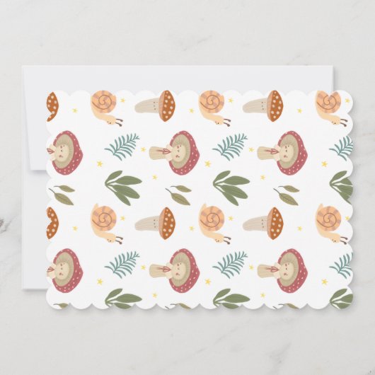 Kleine Pilzspülung Einladung (Rückseite)