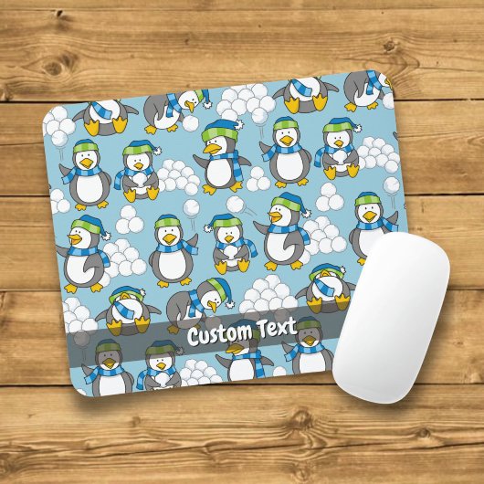 Kleine Pinguine Background Mouse Pad Mousepad