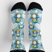 Kleine Pinguine Pattern Socks Socken (Oben)