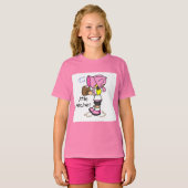 Kleine Pitcher Girls Baseball Tshirts und Geschenk (Vorne ganz)