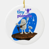 Kleine Planeten Bing u. Bong Keramik Ornament (Hinten)