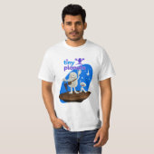 Kleine Planeten Bing u. Bong T-Shirt (Vorne ganz)